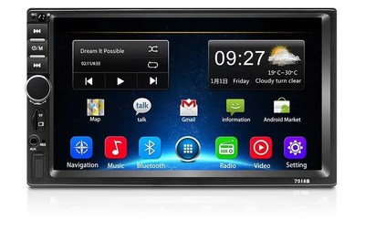 Radio auto 2 DIN P7018 Android 14 WiFi 2/32 GB 811 foto