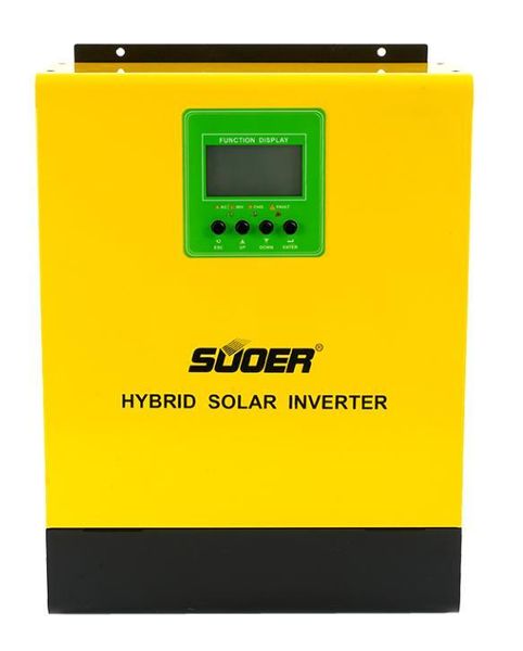 Invertor automat hibrid pentru panouri solare cu MPPT Suoer SVM-3000W-24 v 1903127304 foto