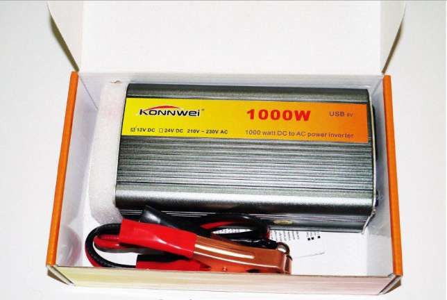 Перетворювач напруги (інвертор) KONNWEI 12v-220v 1000W 1723753809 фото