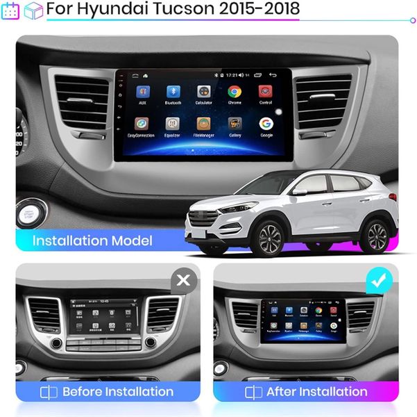 Штатна магнітола Nanox 2407 Hyundai IX35, Tucson 2015-2018 240732 фото