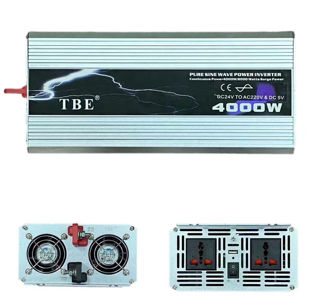 Інвертор перетворювач напруги 12 в - 220 4000W -8000W Pure Sine Wave 4000 TBE чистий синус 1723756137 фото