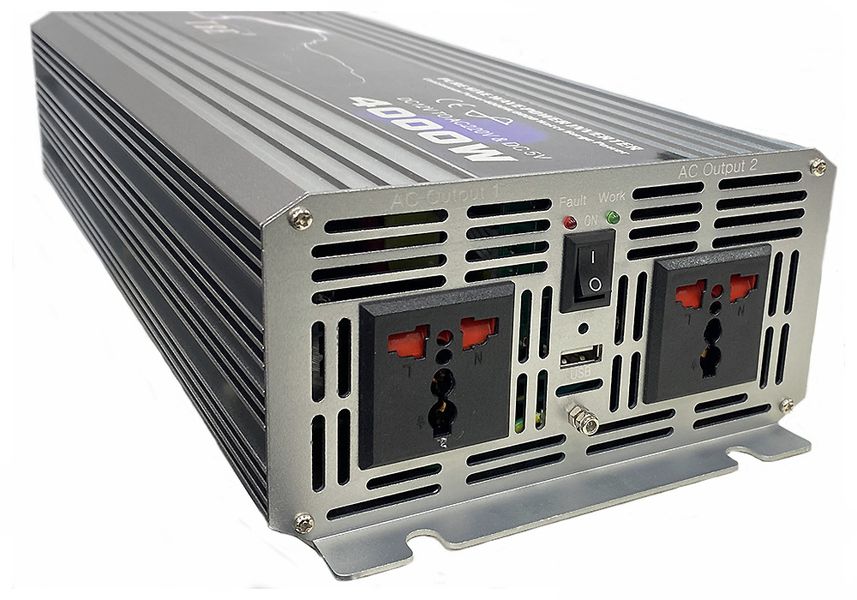 Інвертор перетворювач напруги 12 в - 220 4000W -8000W Pure Sine Wave 4000 TBE чистий синус 1723756137 фото