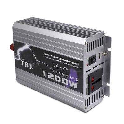 Інвертор перетворювач напруги 12 в-220 1200W -2400W Pure Sine Wave TBE чистий синус 1723756141 фото