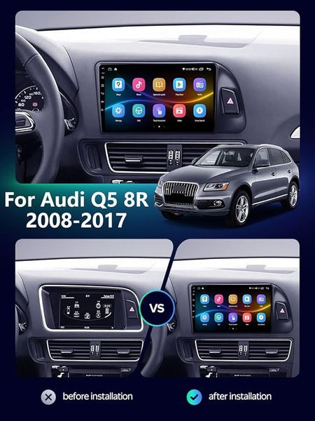 Radio Audi Q5 8R 2008-2017 Android 14, 2+32GB